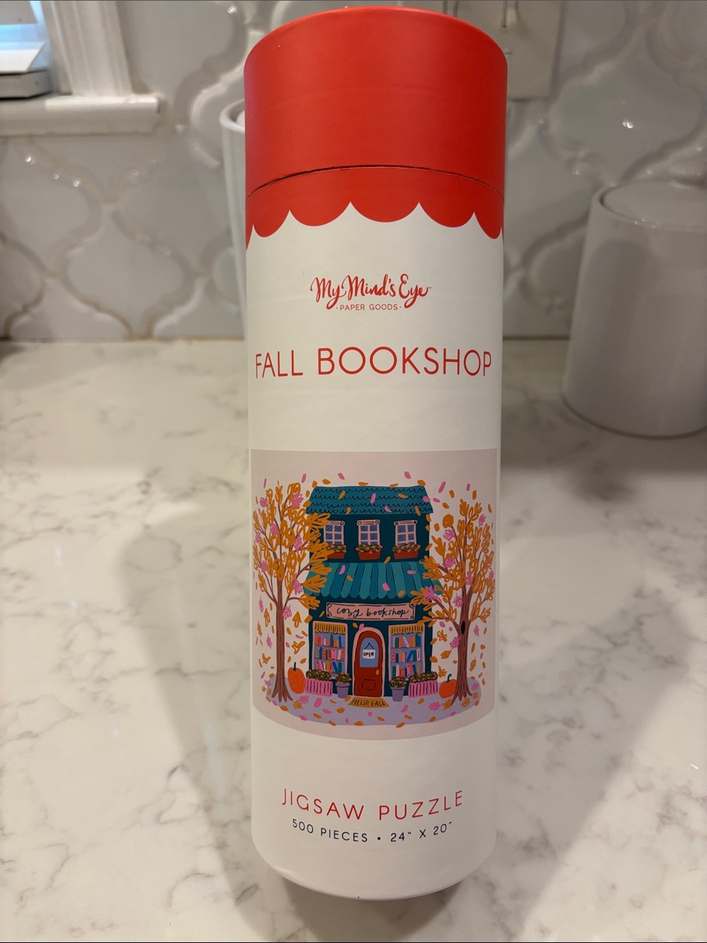 My Mind's Eye Fall Bookshop 500 Piece Puzzle